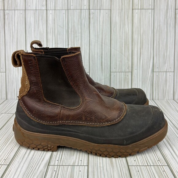 Wolverine Chelsea Brown Leather Waterproof Slip Resistant Ankle Boots Size 11.5 main image 9